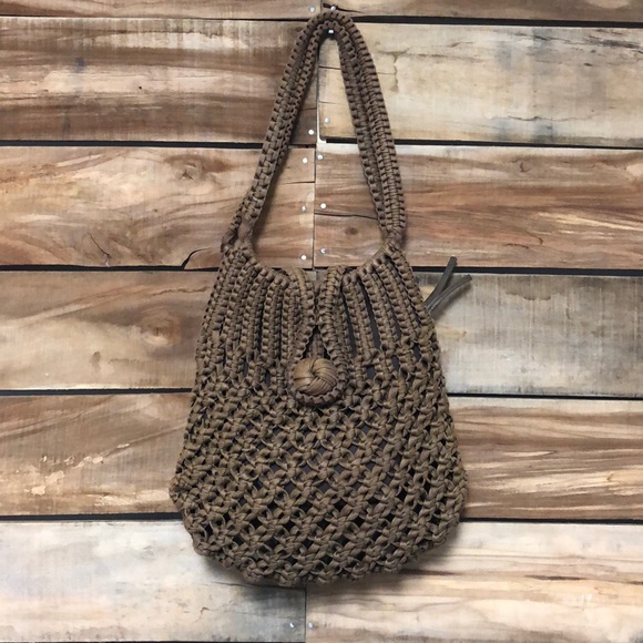 Anthropologie Handbags - Anthropologie David & Scotti crochet shoulder bag